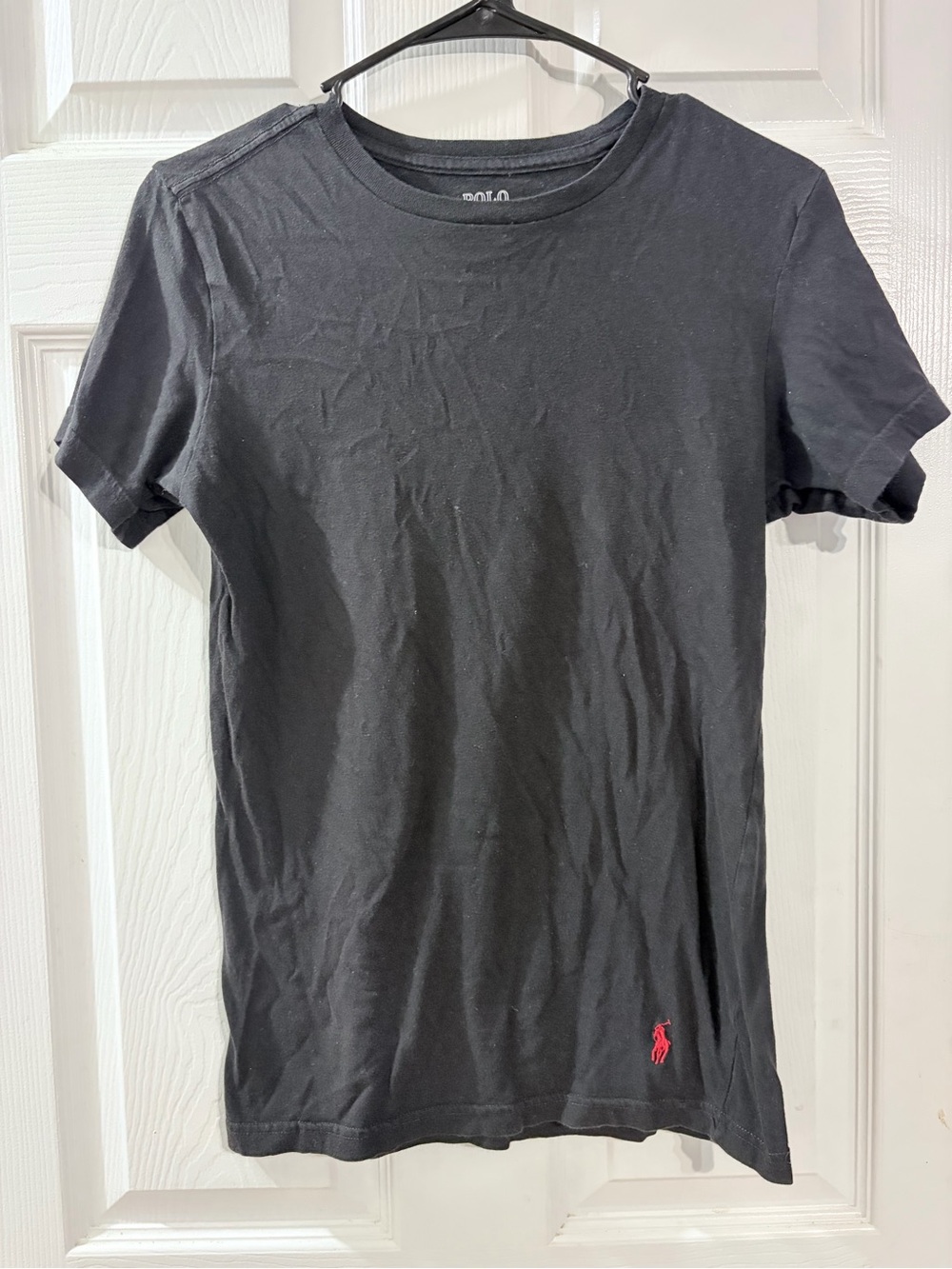Polo Ralph Lauren Black Slim Fit T-Shirt Red Pony Men’s Small